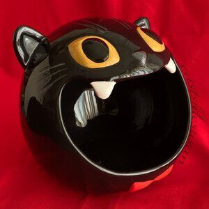 BLACK CAT Candy / Treat Bowl Hide & Eek 🐈‍⬛ Excellent cond, used 1x